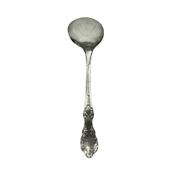 Vintage Wm Rogers Mfg Co Extra Plate Silver Plated Soup Spoon - Picture 2 of 5